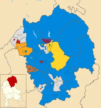 2011 results map