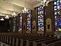 Stained glass on the right side of St. Joseph Pro-Cathedral