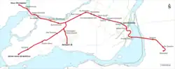 REM route map