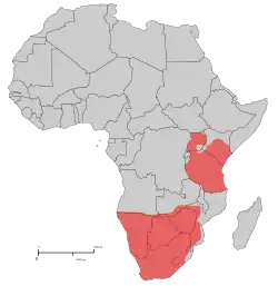 Map of range