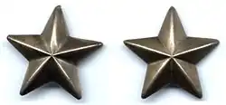 The stars of the uniforms of the Italian Armed Forces, which have their origin in the Stella d'Italia