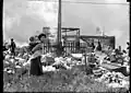 Steveston town fire. 1918.
