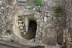 Mikveh remnant in the Hasmonean quarter of Gamla