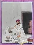Study of a silversmith or jeweler, by Kapur Singh, ca.1880