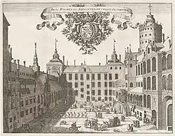 The Castle, the Grand Courtyard seen from the west
