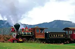 Engine No. 1, Anaka, pulling the Sugar Cane Train.