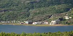 Early-July 2009 view of the village
