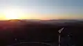 Sunset over Wayah Bald