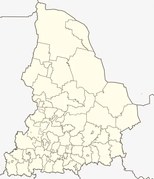 Bisert is located in Sverdlovsk Oblast