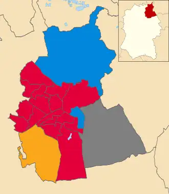 2023 results map