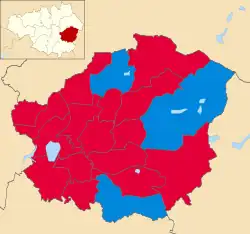 2021 results map