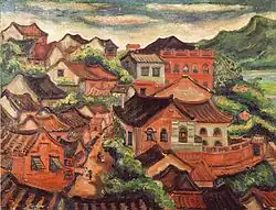 Tamsui (Tan Ting-pho, 1935) – 91 × 116.5&nbsp;cm – Taiwan Museum of Fine Arts
