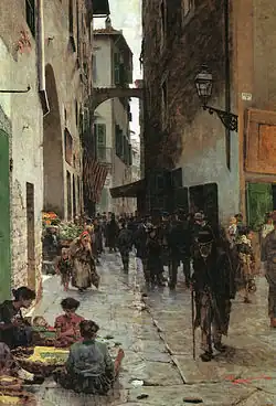 Ghetto of Florence, 1882