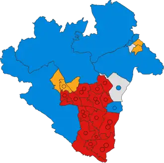 2023 results map