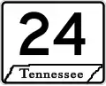 State Route 24 marker