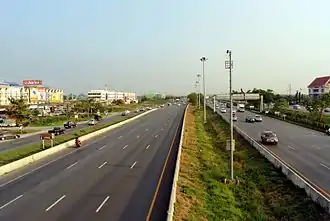 AH1, AH2 and Highway 32 in Ayutthaya