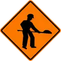 Workers ahead