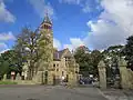 Cemetery Lodge, West Derby Cemetery (1884; Grade II)