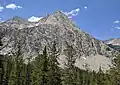 North aspect, from Evolution Valley