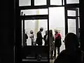 From the opening of the exhibition Carthago Delenda Est by Nicolas Panayi at the Office gallery, 2011
