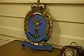 Full colour, moulded, ROC crest, located at Group HQ, No. 20 (York) Group.