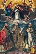 Coronation of the Virgin by Pietro Damini