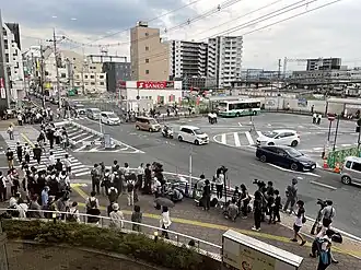 Exterior of Yamato-Saidaiji Station
