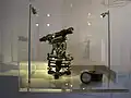 Theodolite and barometer that were used by the Palestine Exploration Fund surveyors