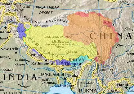 Cultural/historical, (highlighted) depicted with various competing territorial claims