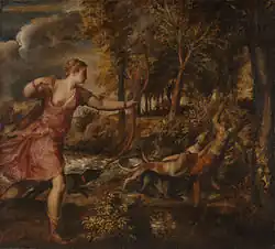 The Death of Actaeon, National Gallery, London, never delivered, c. 1559 onwards