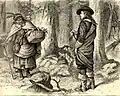 Tituba, illustration by John W. Ehninger, to accompany the play "Giles Corey of the Salem Farms" by Henry Wadsworth Longfellow, in The Complete Poetical Works of Henry Wadsworth Longfellow, Boston, Houghton, 1902