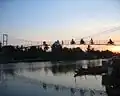 Bridge across national channel between Bac Lieu and Camau, Vietnam