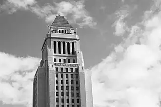 Detailed top of City Hall