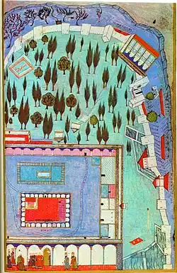 Topkapı Palace during the reign of Selim I