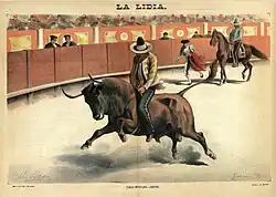 Bull-riding.