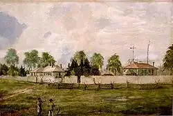 Toronto Magnetic Observatory (1852), watercolour