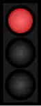 Red traffic lights