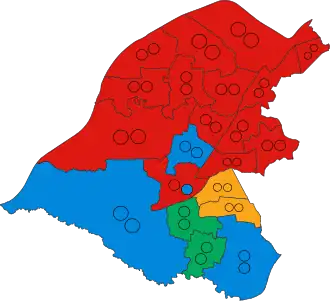 2023 results map
