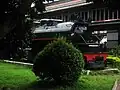 CC5029 (ex-SS1629), one of the 2-6-6-0 "Denver" type mallet locomotive which preserved as static display, during colonial time it also known as Bergkoningin (Queen of the Mountains), because it was used in the mountainous line in West Java. Later it was known as Si Gombar (The Monster) due to its huge size.