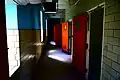 View down a corridor in the asylum