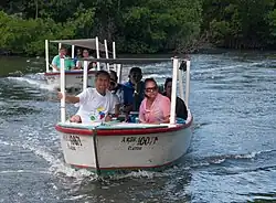 Transport in La Restinga Lagoon National Park.