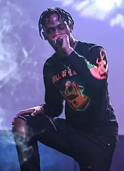 Scott performing in 2014