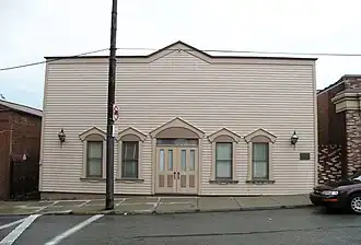 Former Troy Hill Incline Station, built in 1887, at 1733 Lowrie Street.