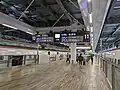 Shinkansen platforms, May 2024