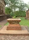 Tulasi Mancha at Radhamadhab Temple in West Bengal.