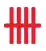 logo of Chung Khiaw Bank and United Overseas Bank, launched circa 1972; it resembled a fence of a treasury[1]