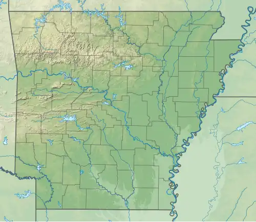 Norfork Dam is located in Arkansas