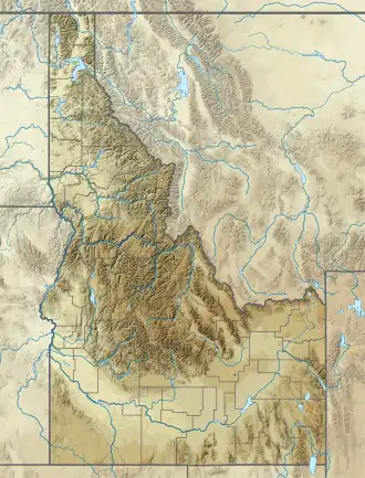 Camas County Highpoint is located in Idaho