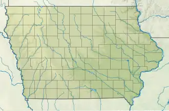 Prairie Rose State Park is located in Iowa