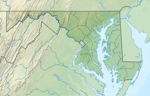 Knott Arena is located in Maryland
